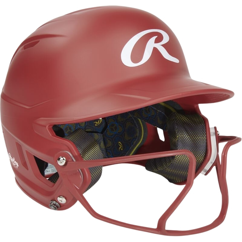 Rawlings MACH Softball Batting Helmet with Hi-Viz Face Guard