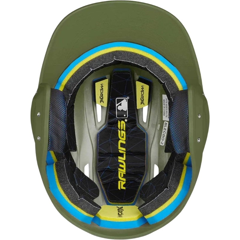 Rawlings Mach MLG7 Matte Helmet Youth Military Green