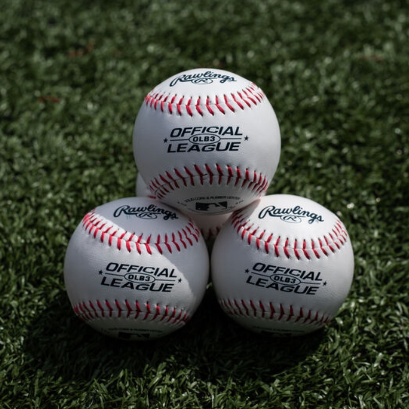 Rawlings OLB3 Official League Synthetic Cover Practice Ball | Official Size & Weight Baseball