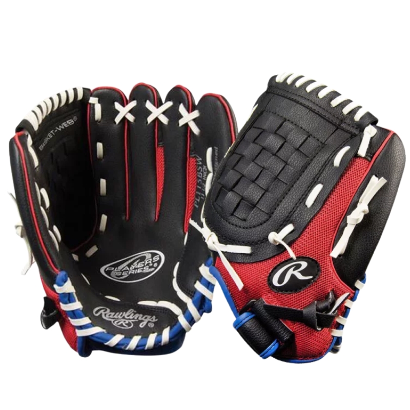 Rawlings PL115BSW 11,5 Inch Tee Ball Vinyl Baseball Glove | Left Hand Catch