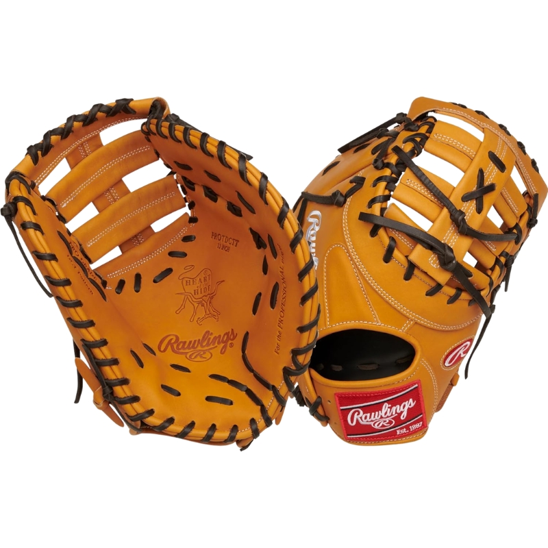 Rawlings RPROTDCTT 13 Inch Heart of the Hide Leather Baseball First Base Mitt | Right Hand Catch