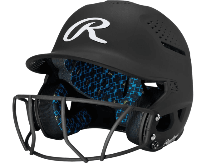 Rawlings RX2SBMATS Softball Reverse Helmet Adult Color Black