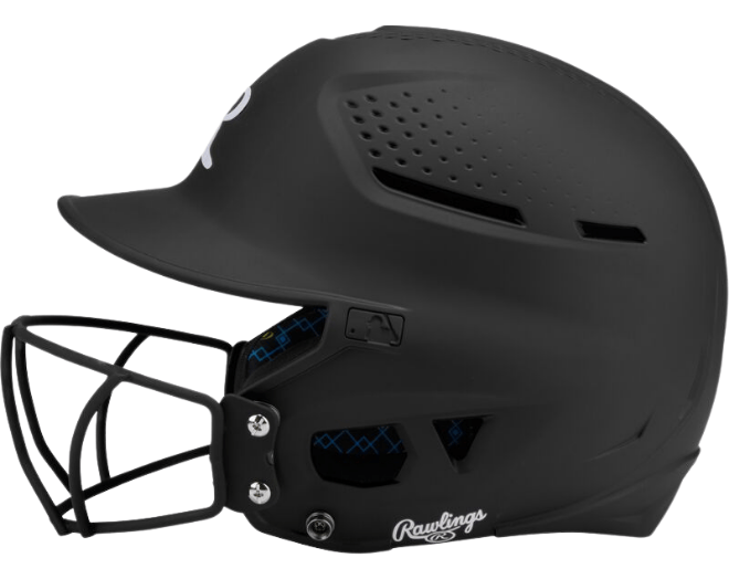 Rawlings RX2SBMATS Softball Reverse Helmet Adult Color Black