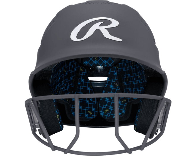 Rawlings RX2SBMATS Softball Reverse Helmet Ad Color Graphite