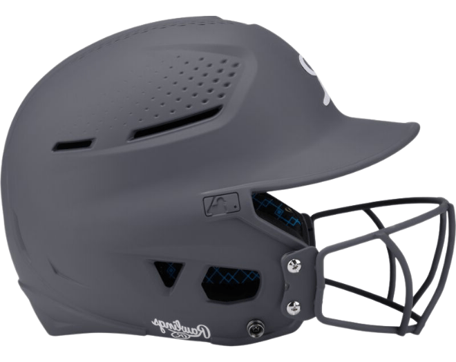 Rawlings RX2SBMATS Softball Reverse Helmet Ad Color Graphite