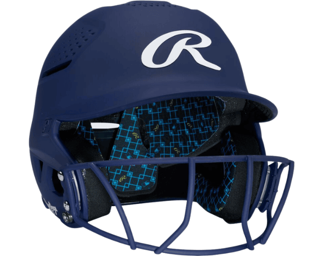 Rawlings RX2SBMATS Softball Reverse Helmet Adult Color Navy