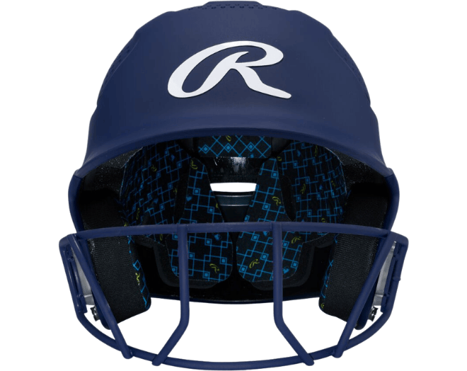 Rawlings RX2SBMATS Softball Reverse Helmet Adult Color Navy
