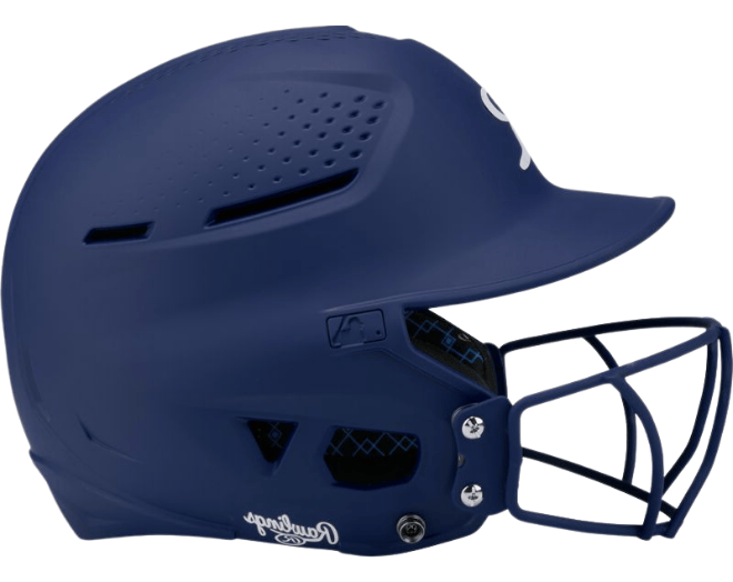 Rawlings RX2SBMATS Softball Reverse Helmet Adult Color Navy