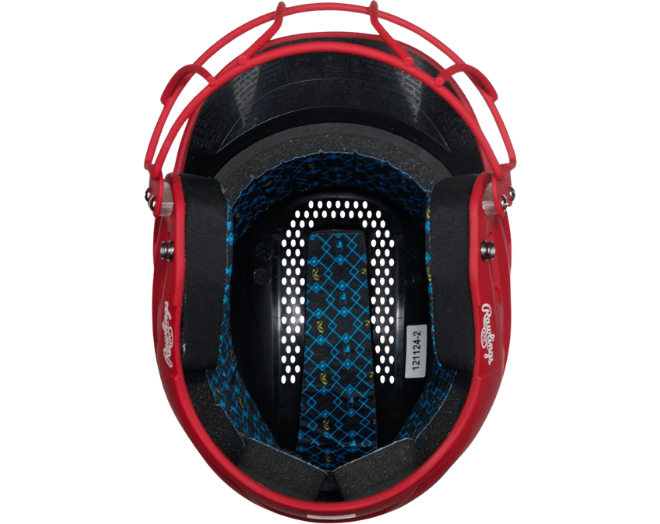 Rawlings RX2SBMATS Softball Reverse Helmet Adu Color Scarlet