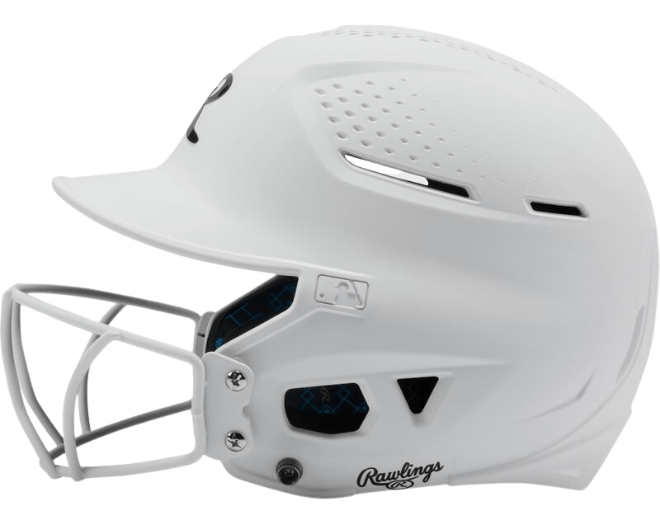 Rawlings RX2SBMATS Softball Reverse Helmet Adult Color White