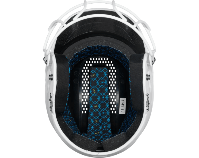 Rawlings RX2SBMATS Softball Reverse Helmet Adult Color White