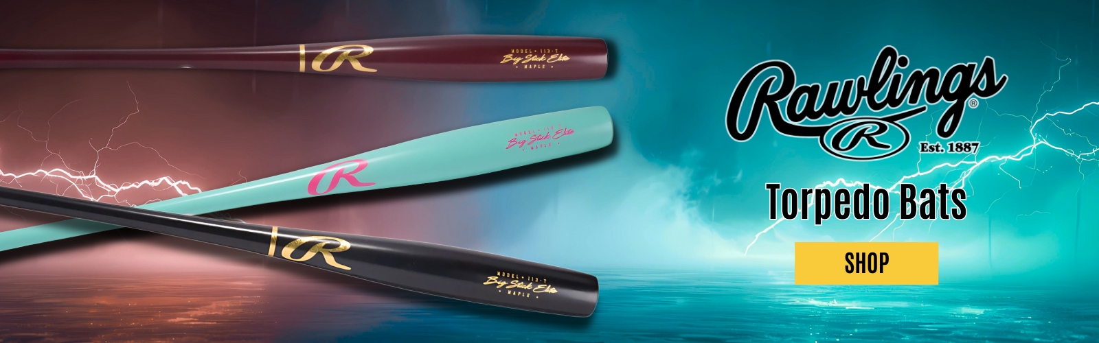 Rawlings Torpedo Bats Shopping banner