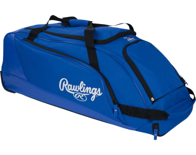 Rawlings WHWB23 Workhorse Wheeled Equipment Bag Color Royal