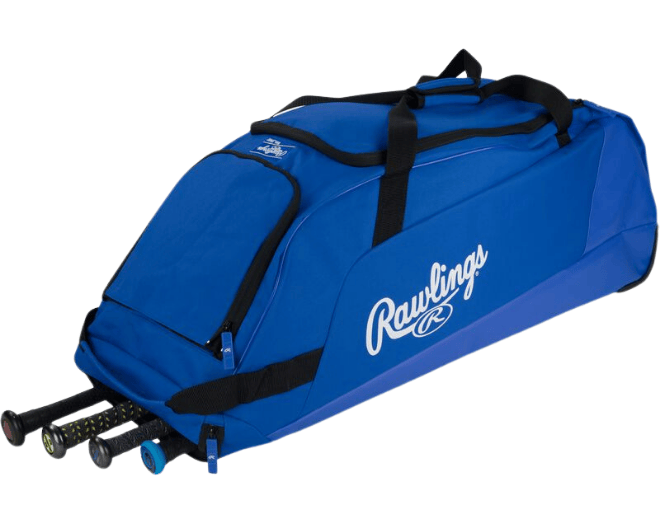 Rawlings WHWB23 Workhorse Wheeled Equipment Bag Color Royal
