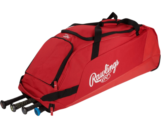 Rawlings WHWB23 Workhorse Wheeled Equipment Ba Color Scarlet