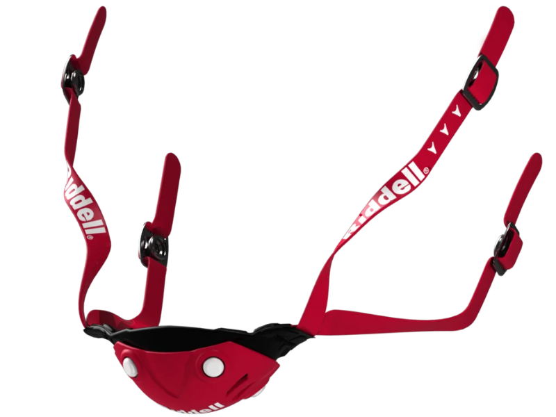 Riddell TCP Chinstrap SM/MD Combo Color Scarlet
