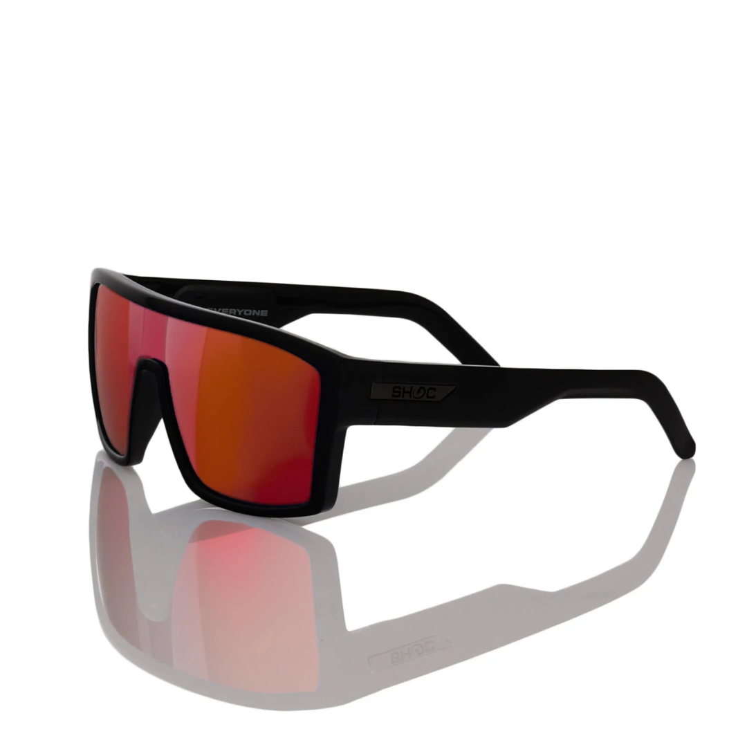 SHOC Sunglasses Matte Black Frame | Sport Vision Eyewear 
