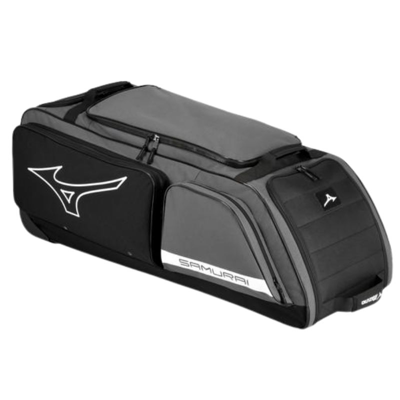 Mizuno Samurai Wheeled Bag Color Charcoal/Black