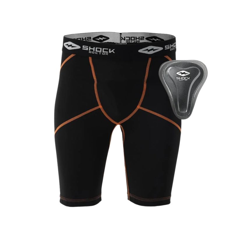 Shock Doctor 31790 Women's Compression Short w/Pelvic Prot.