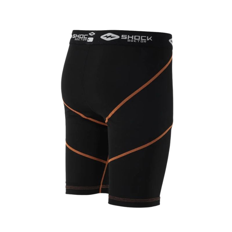 Shock Doctor 31790 Women's Compression Short w/Pelvi L Black
