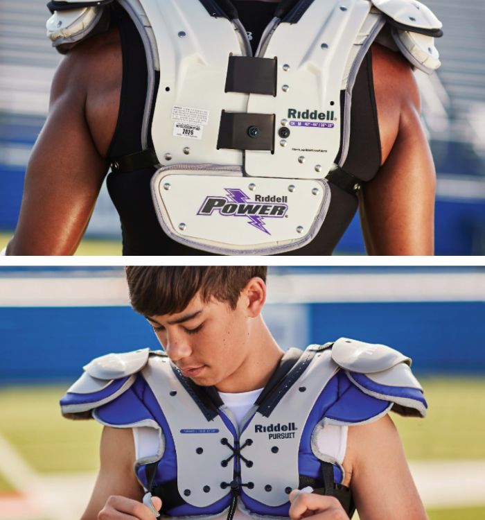 show to you shoulder pads 2 man