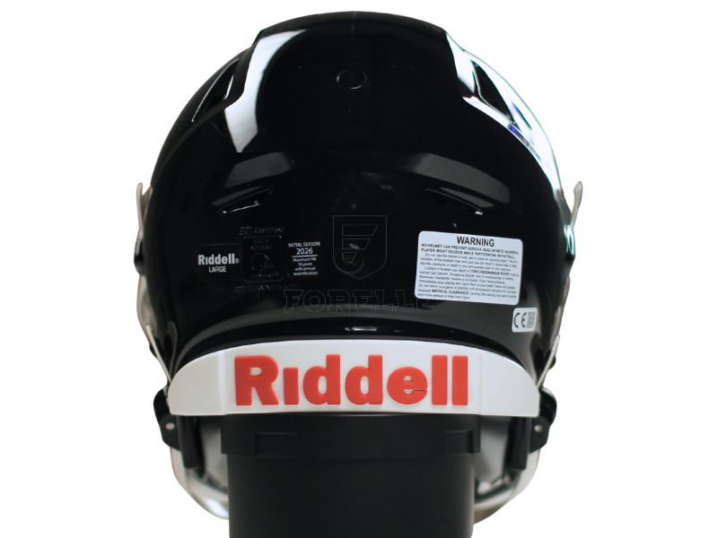 black riddell speed flex football helmet side view SpeedFlex Youth Helmet, Black, Small : Sports & Outdoors all inflatable jaw pads require an inflator pump Youth Riddell SpeedFlex ND6 Football