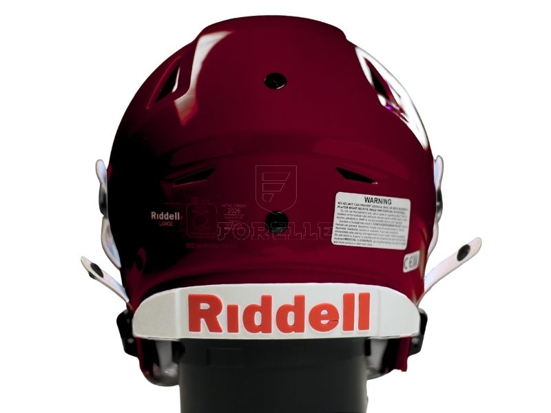 red speedflex helmet Kansas City Chiefs Riddell Authentic Full Size Style point chinstrap with Cam USC Trojans Riddell Speed Flex