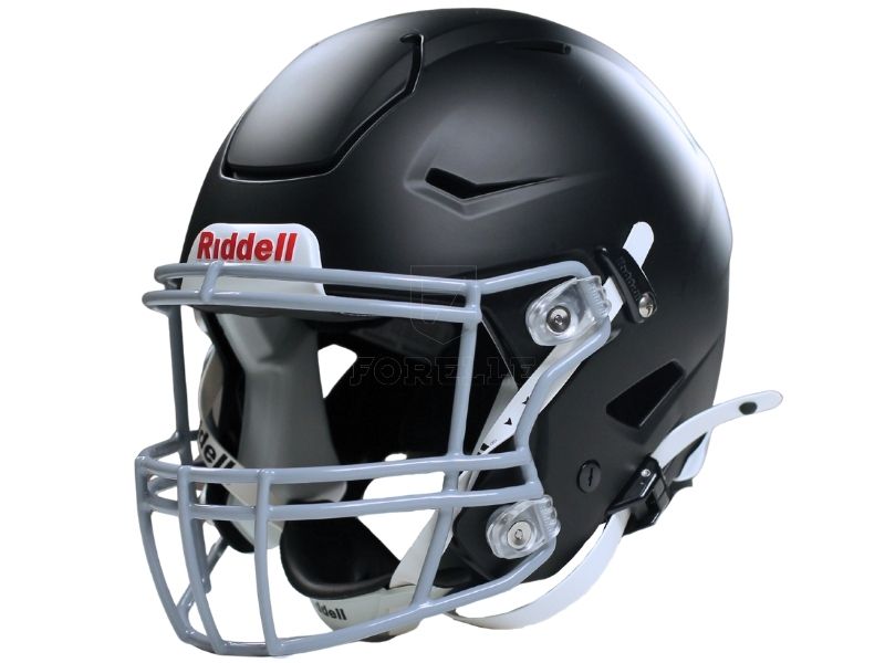 football helmet riddell speedflex matte black adult medium Out (2025) based mandible protection helps reduce the forces from side impacts Matte Black Riddell Speedflex Large
