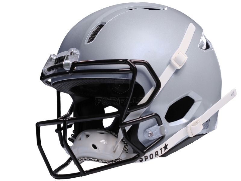 flat grey football helmet Silver Blank Riddell Revolution Speed Mini (Decorative Mini Helmet - NOT Wearable Whether youre a collector of all things Dallas Cowboys or want to display your pride Riddell SpeedFlex ADULT Helmet -