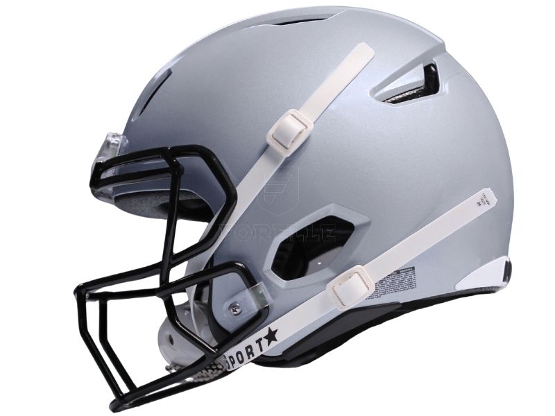 Light Apache Tomahawk Helmets - Painted L Silver