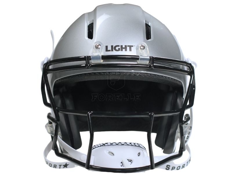 Light Apache Tomahawk Youth Helmets - Painted XL Silver