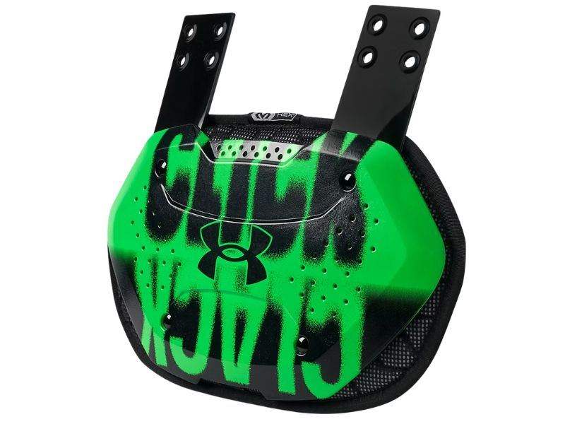 Under Armour Gameday Armour Backpla Adult Green Energy/Black