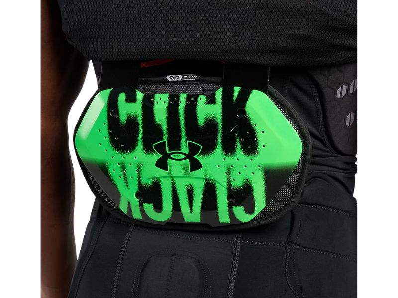 Under Armour Gameday Armour Backpla Adult Green Energy/Black
