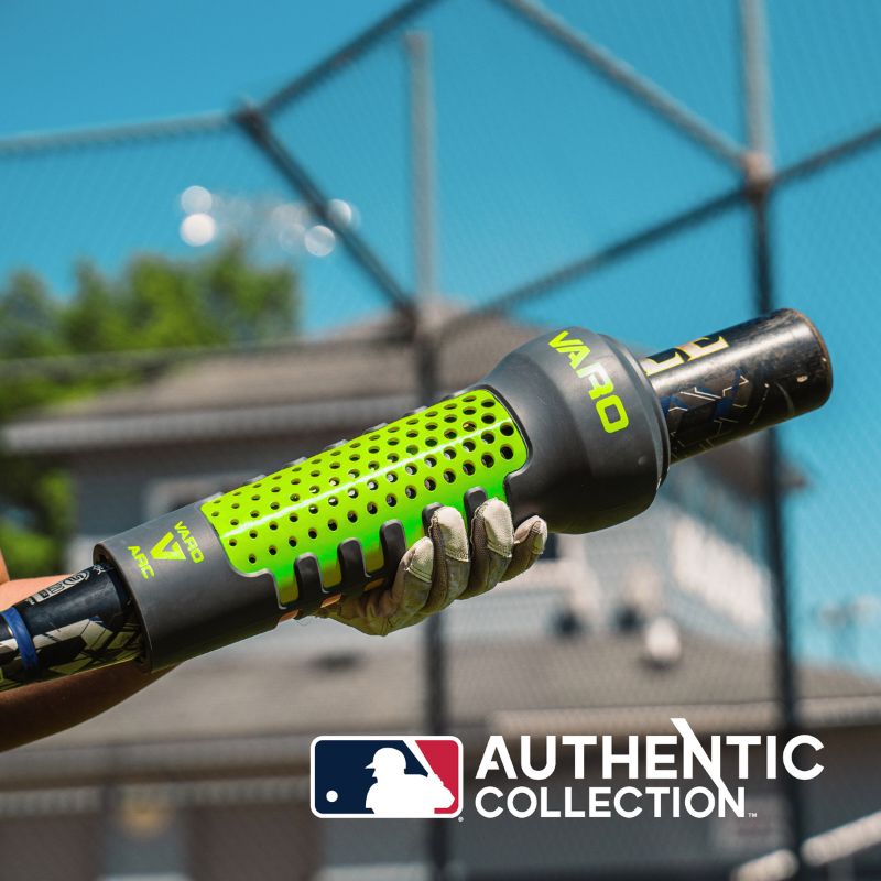 Varo Arc Bat Weight 12 oz Small 2 1/4 Hyperlime Graphite | Baseball Softball Swing Trainer Speed Strength