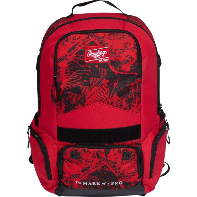 Rawlings Gamer Backpack Color Scarlet