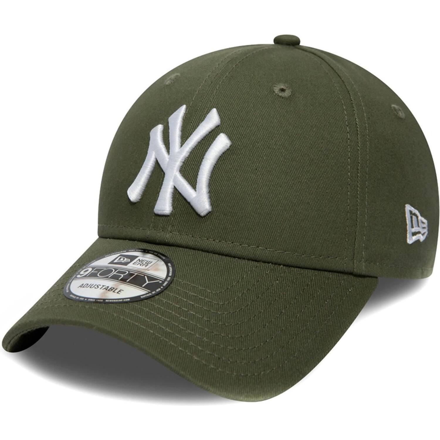 New Era The League Essential MLB Cap New Y Color Olive/White