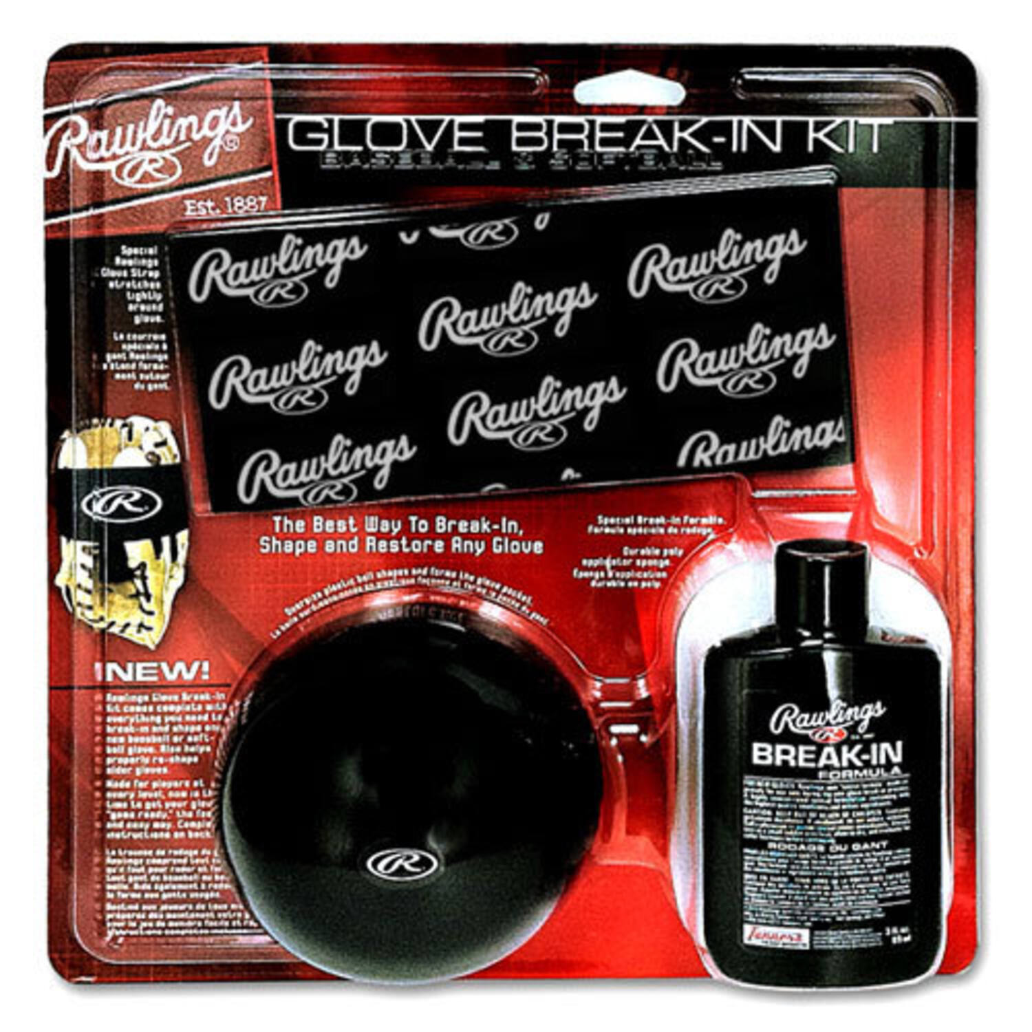 Rawlings Baseball Glove Break-In Kit (BRKIT) | Complete Care Set