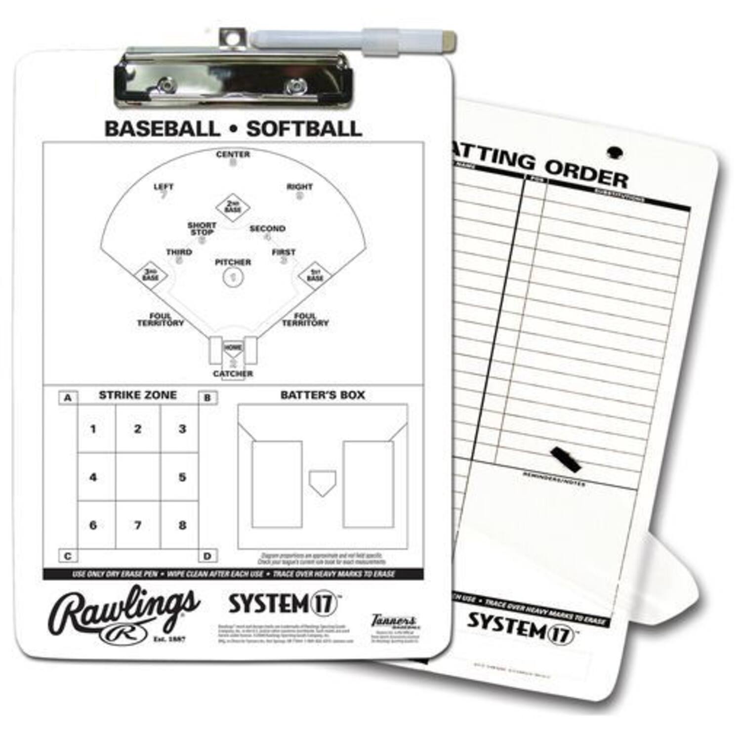 Rawlings Baseball Coach's Clipboard