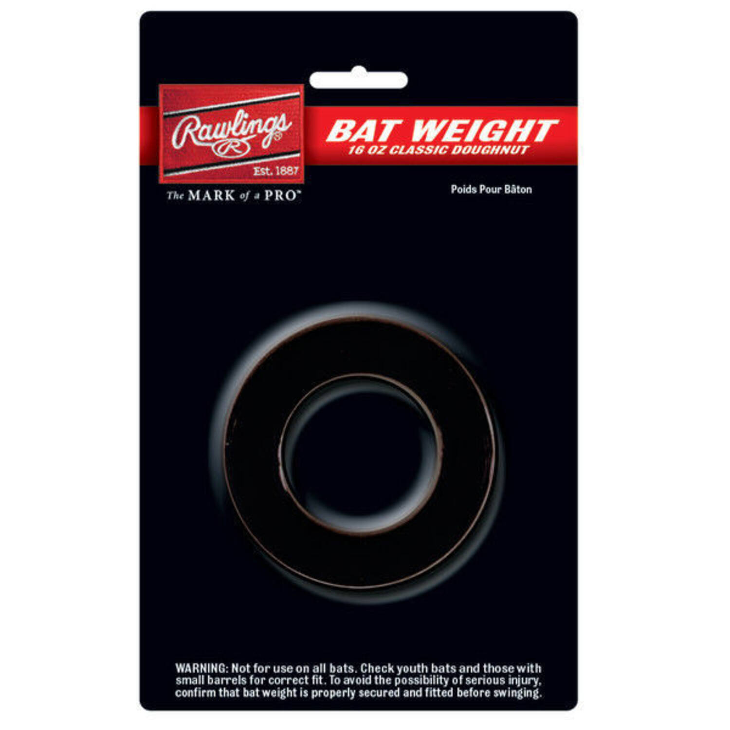 Rawlings 16 oz Doughnut Bat Weight | Baseball Softball Swing Trainer