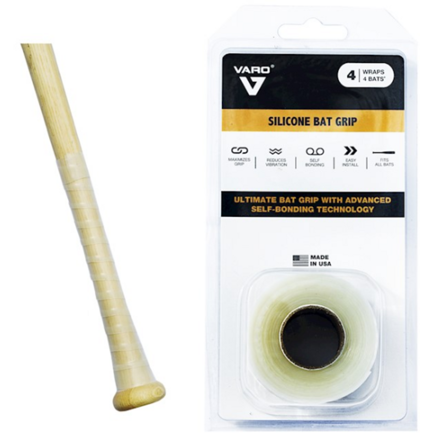 Varo Silicone Grip 10ft Roll Color Clear