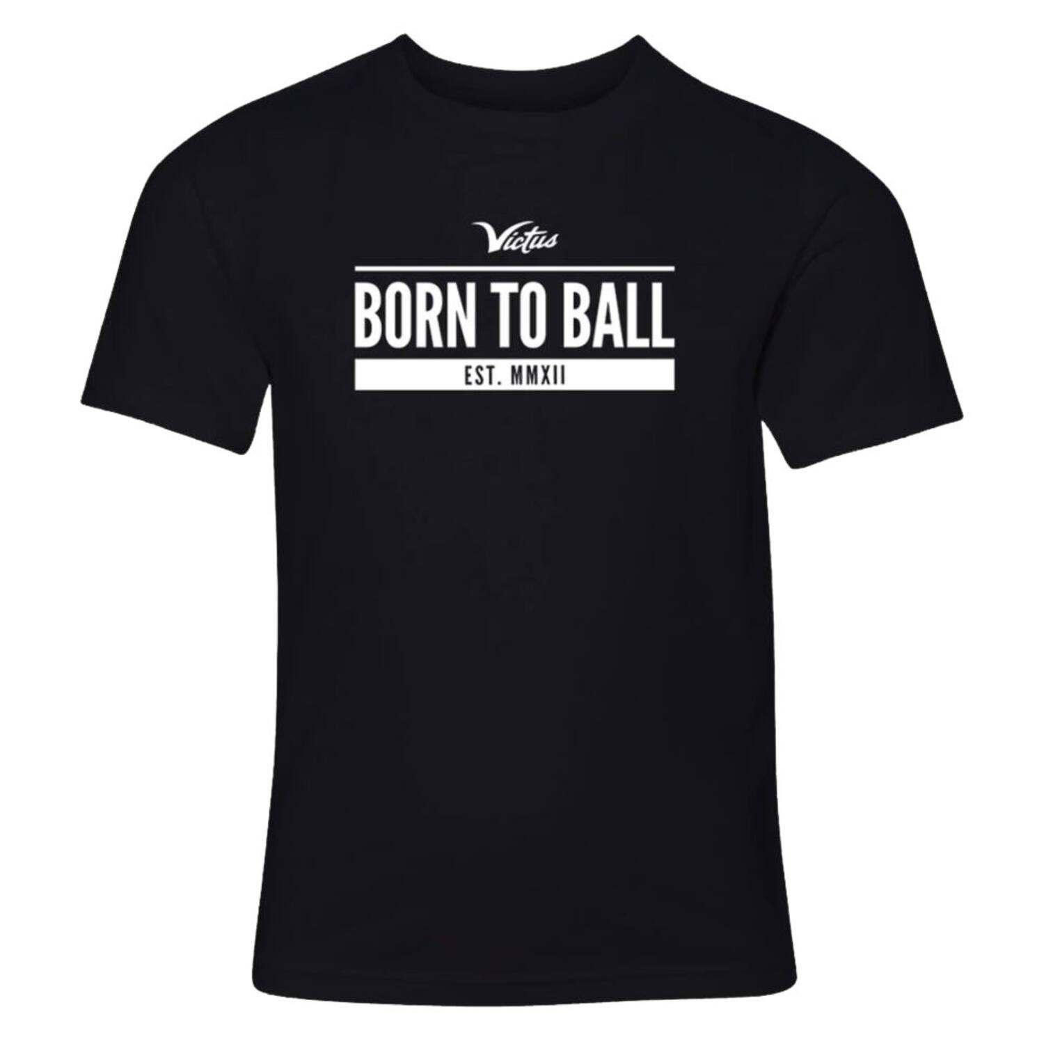 Victus Youth Born to Ball Short Sleeve Tee XL Black