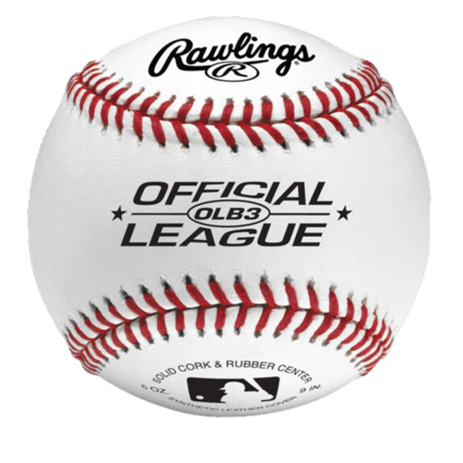 Rawlings OLB3 Official League Synthetic Cover Practice Ball | Official Size & Weight Baseball