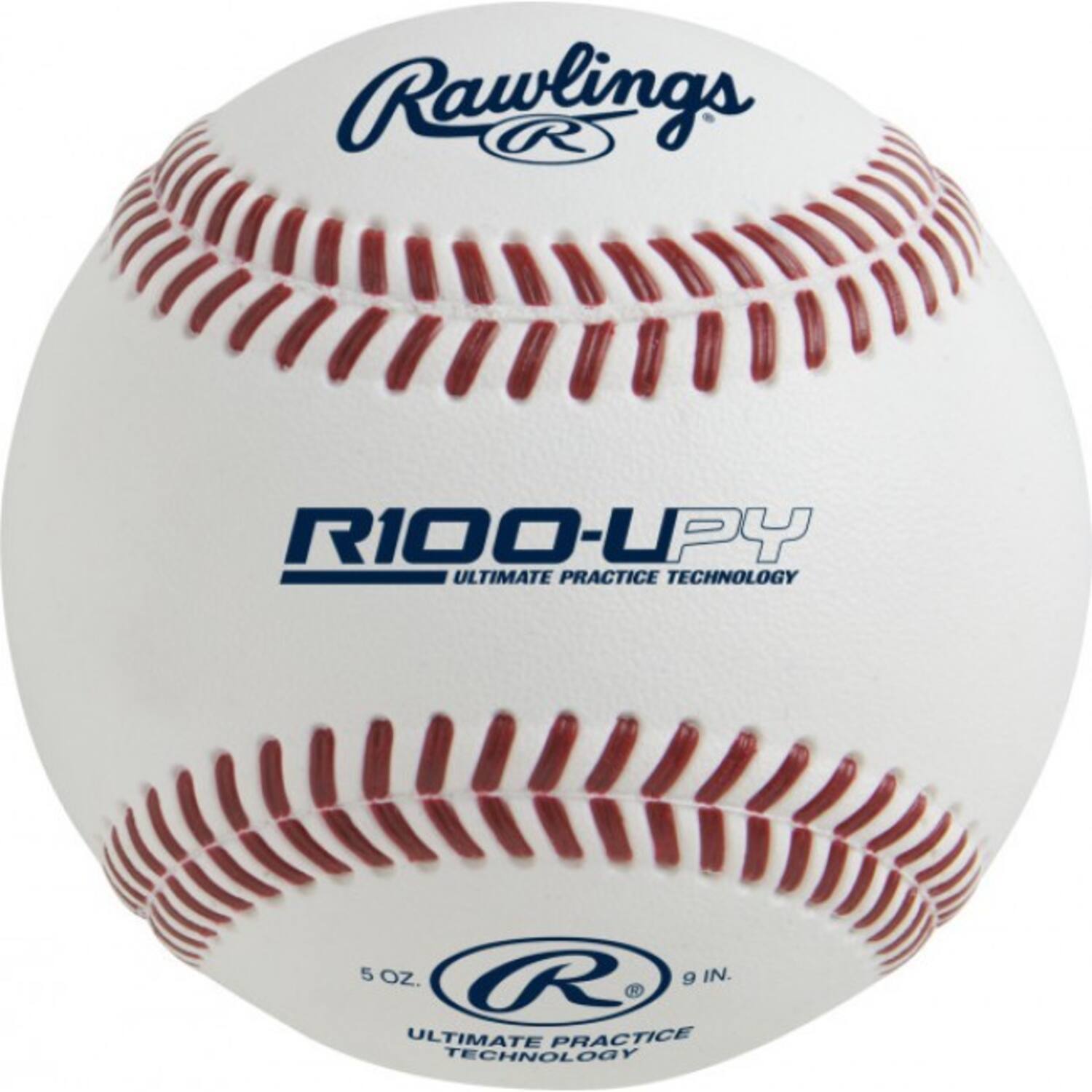 Rawlings R100-UPY Ultimate Practice Technology | 9 Inch Game-Like Feel Training Baseball