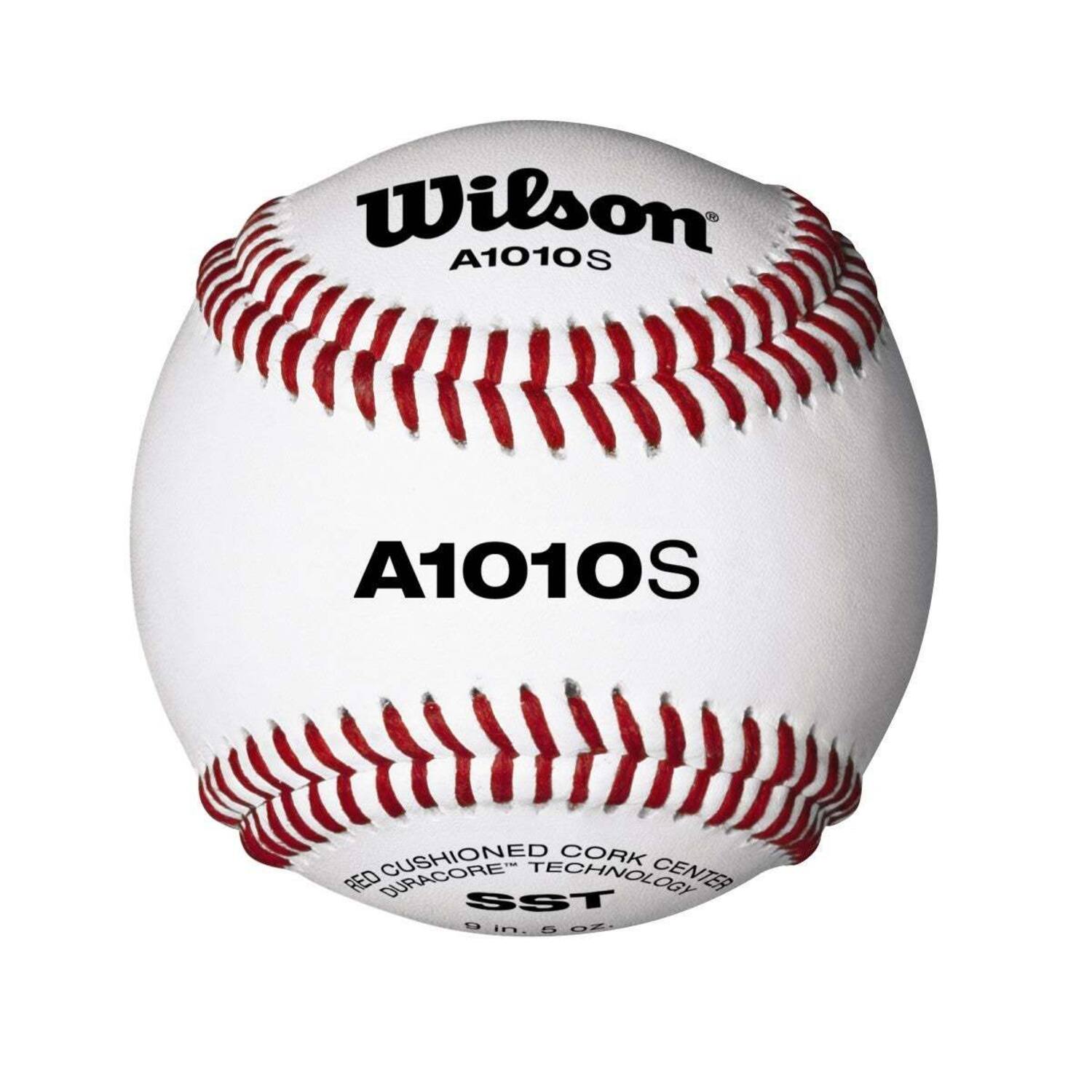 Wilson WTA1010S Blems Baseball w/ Full Grain Leather Cover | Pro-Quality Game and Practice Ball