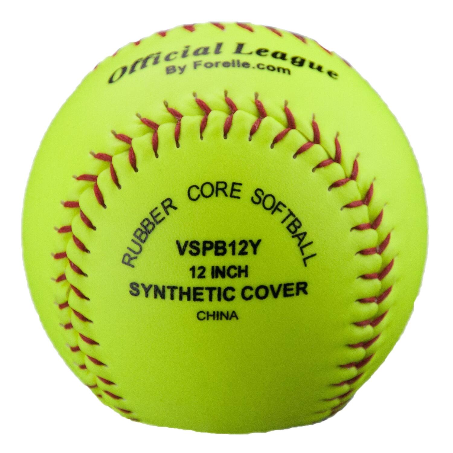Benson VSPB12Y 12 inch Seamed Official League Soft Practice Softball