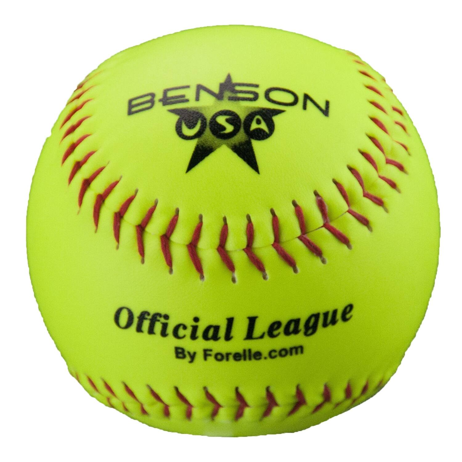 Benson VSPB12Y 12 inch Seamed Official League Soft Practice Softball