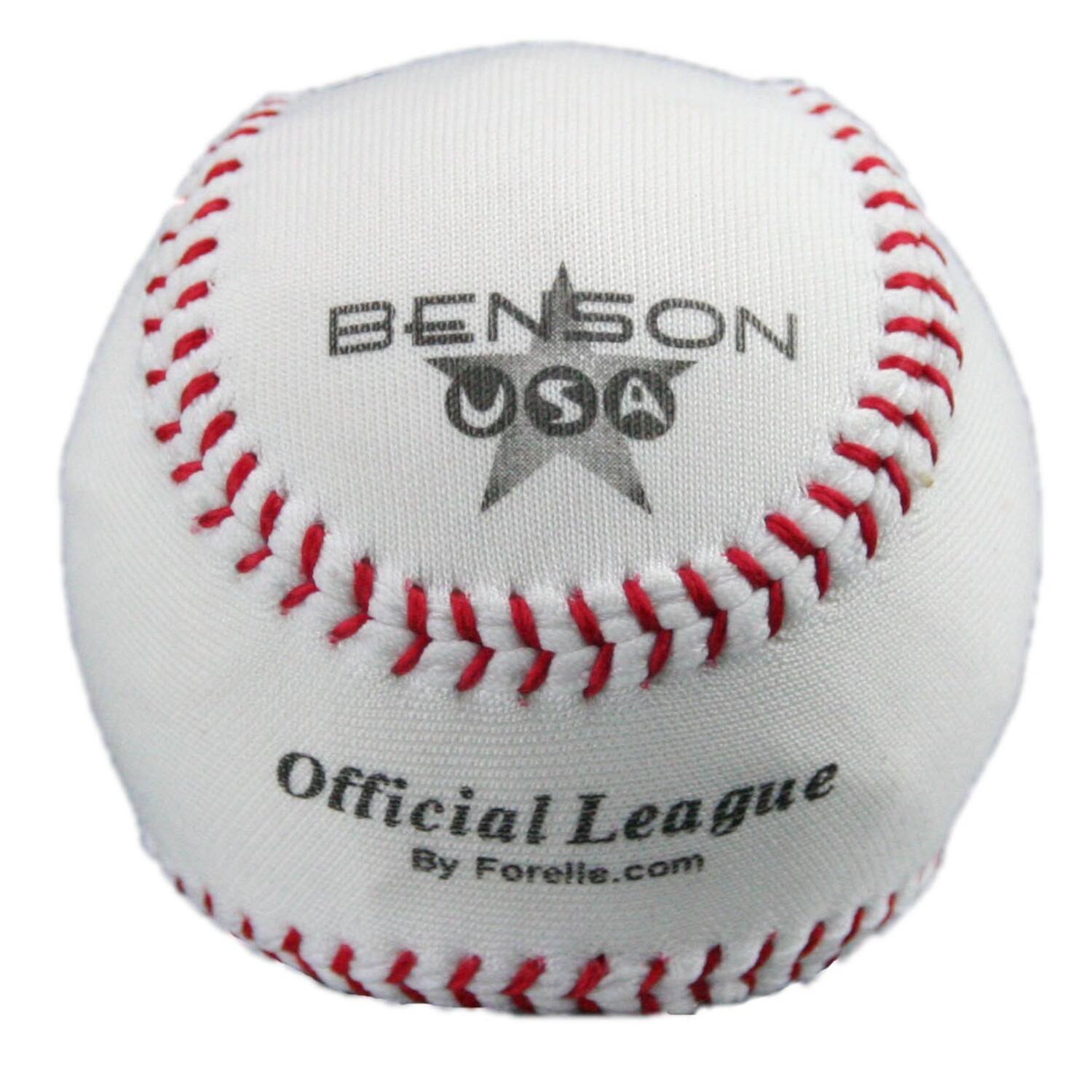 Benson Soft-S White Softstitch 9 Inch Nylon Cover Baseball