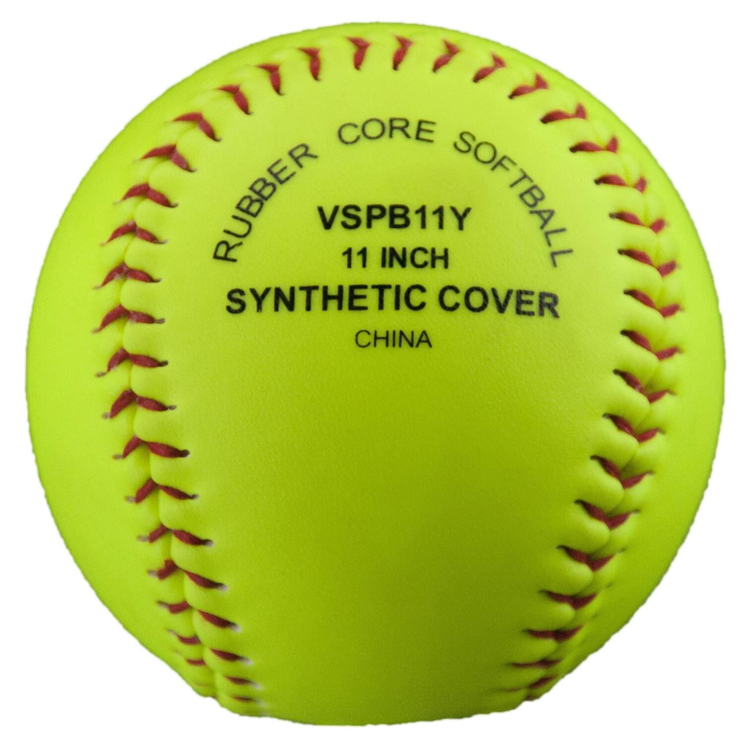 Benson VSPB11Y 11 inch Seamed Official League Soft Practice Softball
