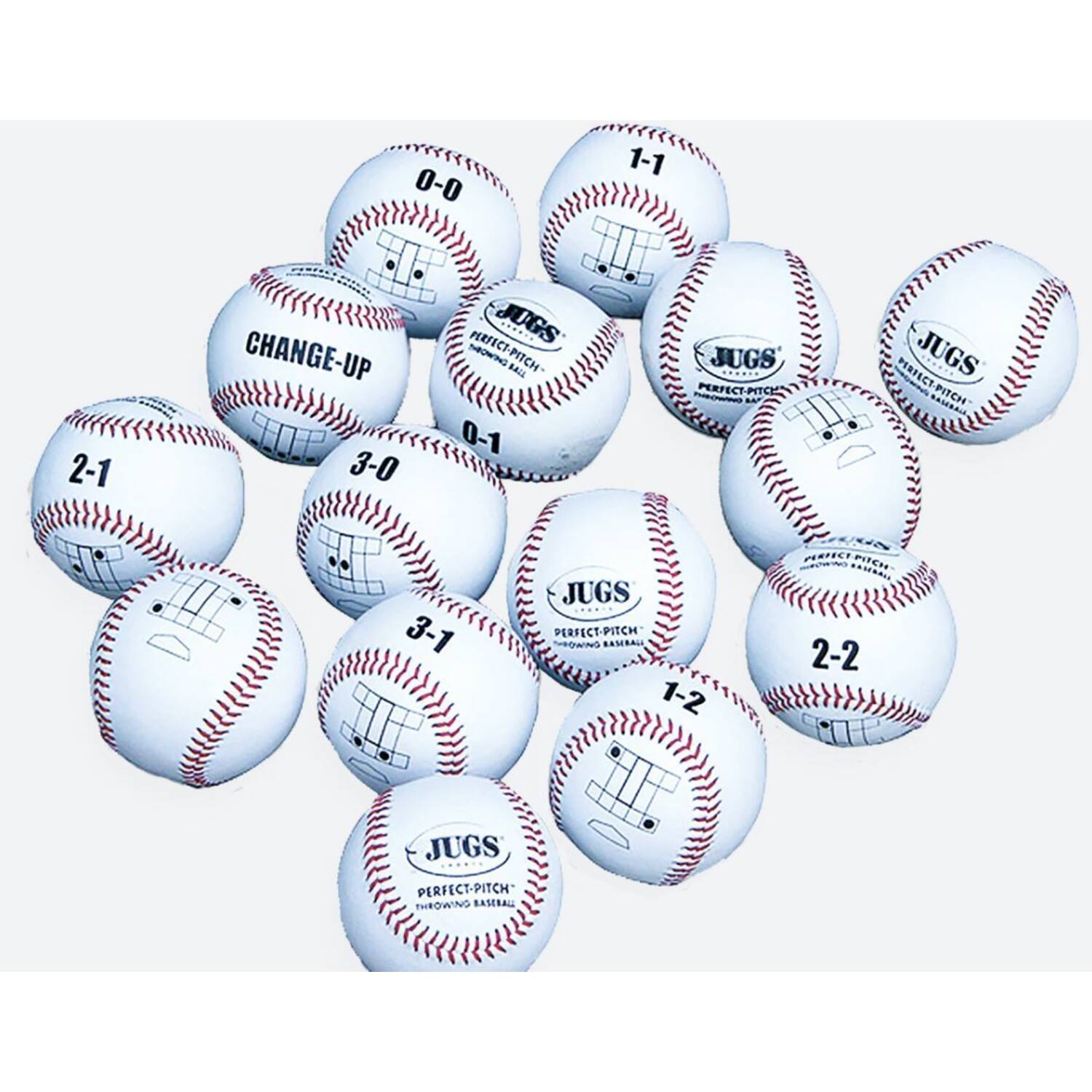 Jugs Perfect Pitch Baseball Throwing Style Trainer (15 Pack)