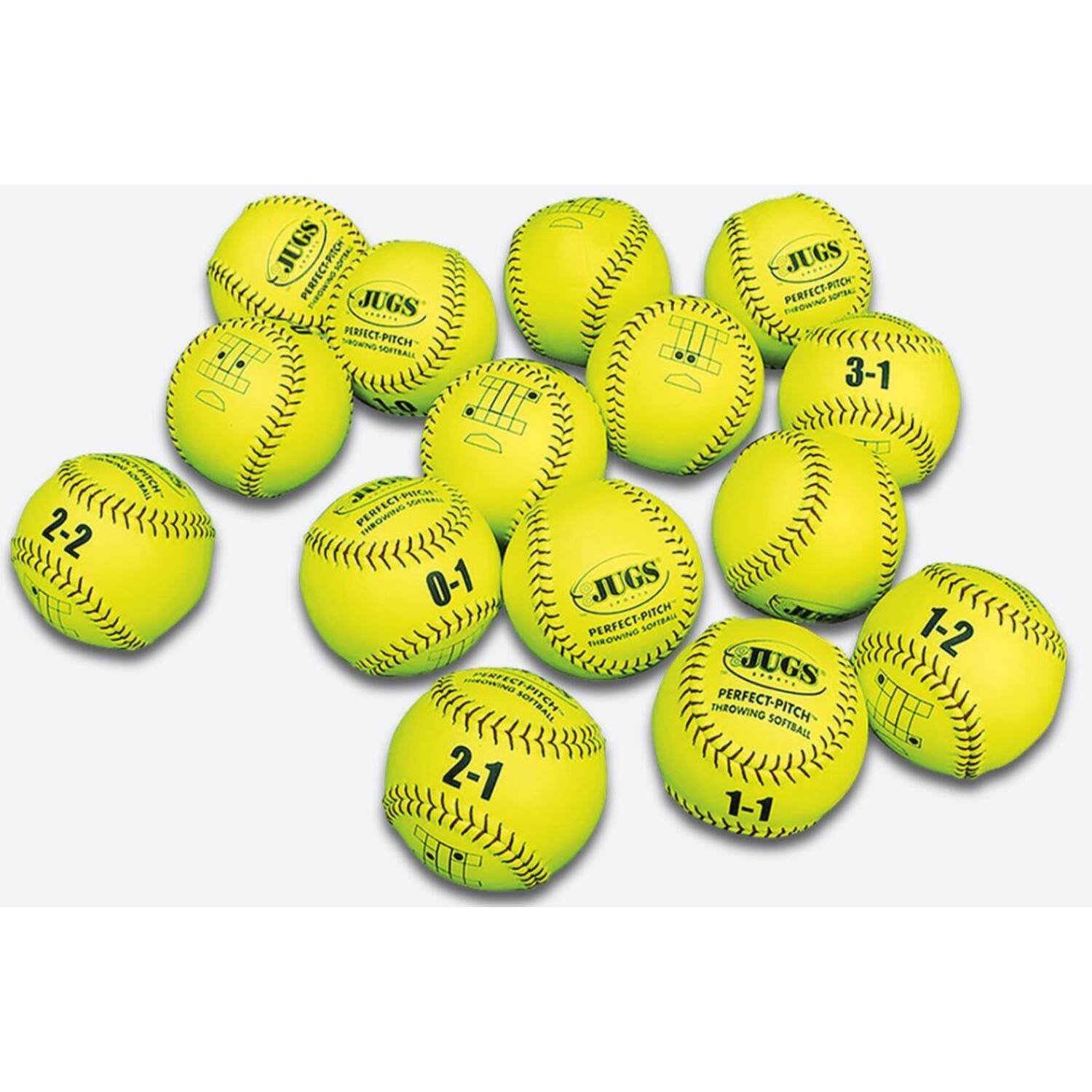 Jugs Perfect Pitch Softball Throwing Style Trainer (15 Pack)